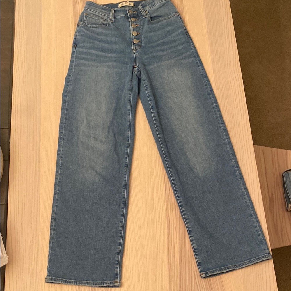Madewell Blue vintage Wide Leg Jeans